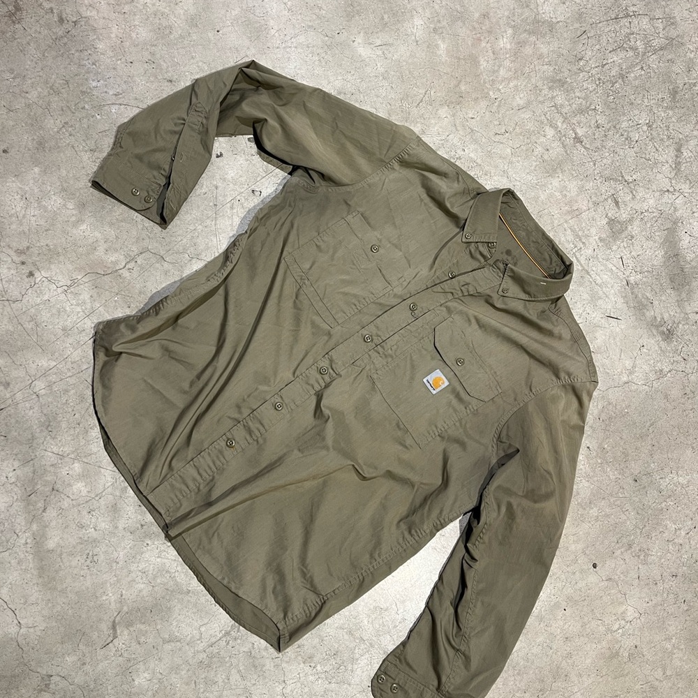 Carhartt Khaki Long Sleeve Shirt